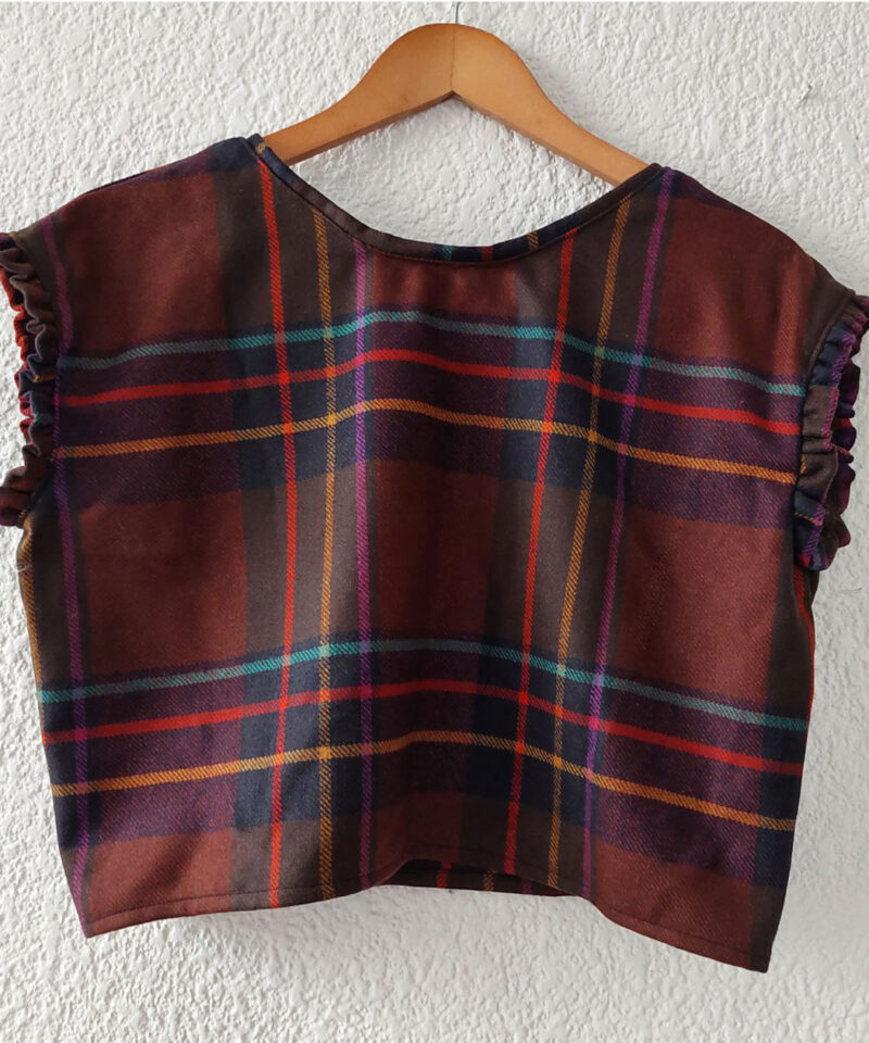 Frilled Scottish Crop Top