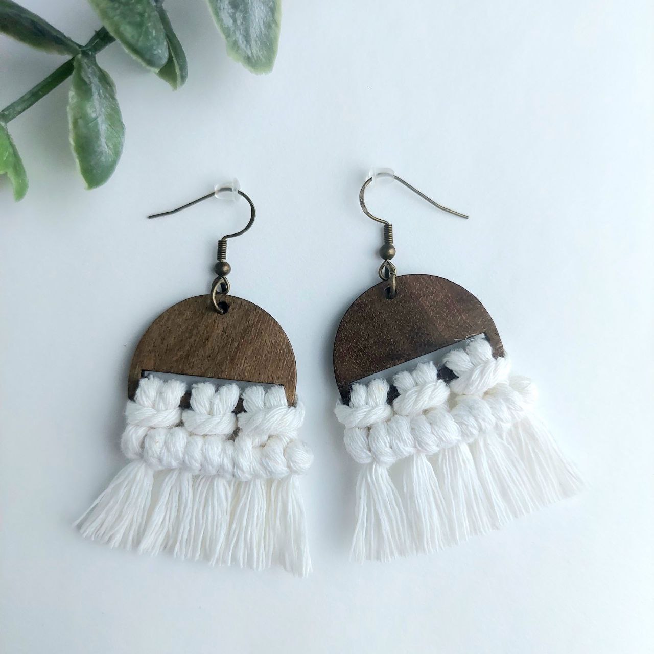 Orecchini Macramé Naturale